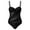 zxBlack, variant on Youmylove Women Swimwears Bikini Swimsuit Patchwork Vintage Mesh Front Wrap Retro Halter Solid Color Swimwears Stylish