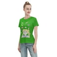thumbnail image 4 of T-Shirt Basique à Manches Courtes pour Femmes Sailor Moon Lièvre Lunaire, 4 of 6