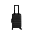 Protege 1 Piece 20" Hardside Carryon ABS Luggage with 2 Packing Cubes