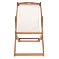 thumbnail image 4 of SAFAVIEH Outdoor Collection Loren Foldable Sling Chair Natural/Beige, 4 of 11