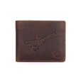 thumbnail image 1 of Cartera Karla Hanson en Cuero Marrón Orca con Bloqueo RFID, 1 of 4