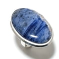 thumbnail image 2 of Natural Sodalite Gemstone Handmade 925 Sterling Silver Gift Ring Size 6, 2 of 2