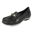 thumbnail image 4 of Mostsola Loafers for Women Trendy Chain Slip on Penny Loafers Comfortable Dressy Walking Shoes, 4 of 8