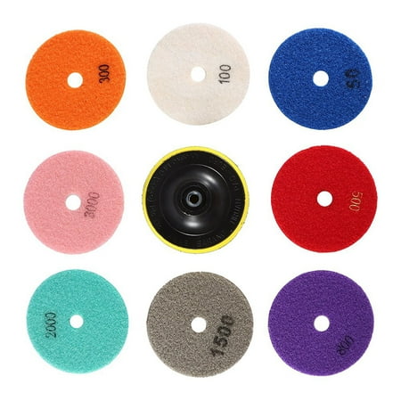 

Polishing Pads 1 X Disc Convinient Grinding Pads For Industry Tool For Artificial Stone Granite Marble