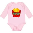 thumbnail image 3 of Inktastic French Fries Funny Fry Lover Boys or Girls Long Sleeve Baby Bodysuit, 3 of 5