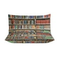 thumbnail image 3 of 3 Pcs Soft Bedding Set, Includes 1 Duvet Cover with Zipper And 2 Pillow Shams,Library Bookshelf Full(79"×90"), 3 of 8