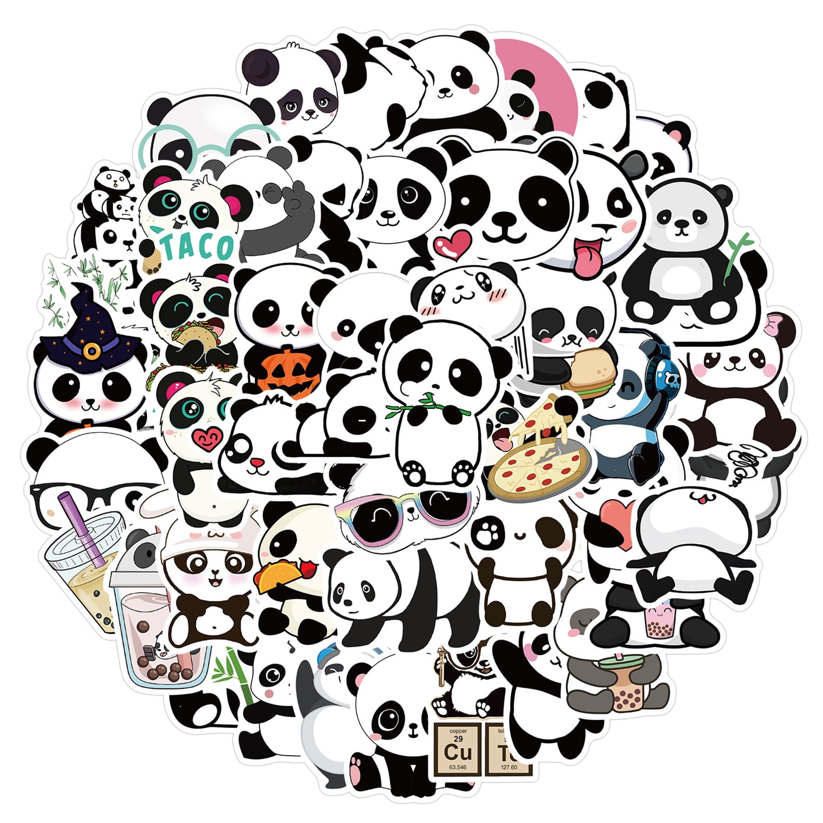 Kawaii Panda' Sticker