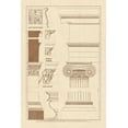thumbnail image 2 of Buhlmann, J. 13x18 White Modern Wood Framed Museum Art Print Titled - Details from the North Portico of the Erechtheum, 2 of 4