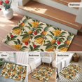 thumbnail image 5 of 2x3 Ft Entryway Area Rug, Banana Pineapple Kitchen Rug Runner Washable Floor Mat, Summer Tropical Fruit Botanical Non Slip Indoor Door Mat Throw Carpet for Bathroom Living Room Bedroom, 5 of 8