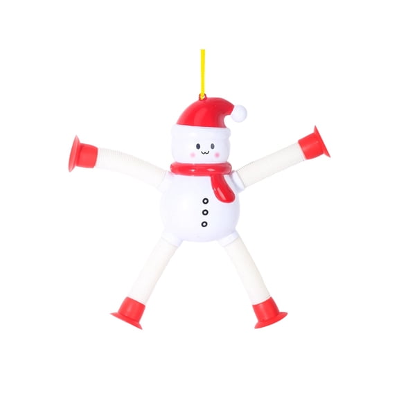 Tarmeek Christmas Pop Tubes Sensory Fidget Toys for Kids, Telescopic Suction Cup Xmas Toys Autism Christmas Party Favors Game Prizes Goody Bags Stocking Stuffers, Xmas Gifts for 3 4 5 Year Old Kids