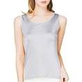 thumbnail image 3 of TYGHBN Womens Silk Tank Tops/ Silk Sleeveless Blouses/Summer Real Silk Sleeveless T Shirt 5 Way Bra Tops Women Backless Tops for Women Corset Top with Sleeves Top Women Crop Dressy Cardigan Women, 3 of 6