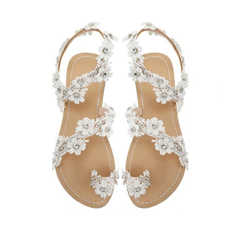Jocestyle Sandalias planas de mujer - Walmart.com