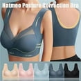thumbnail image 2 of Wewean Hatmeo Posture Correcting Bra, Hatmeo Bra, Wmbra Bra, Wireless Push-Up Breathable Bras for Women B1187, 2 of 7