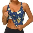 thumbnail image 3 of Picia Funny Chicken Sports Bra for Women,Padded Strappy Sports Bras Medium Support Yoga Bra with Removable Cups,Running Yoga Bra-Medium, 3 of 9