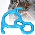 thumbnail image 4 of Mosquetón de anilla de cuerno de buey de 50 kN, descensor de alta resistencia para rescate en escalada al aire libre, azul, 4 of 12