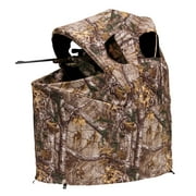 Ameristep Tent Chair Easy Fold Over Ground Blind, Realtree Xtra