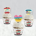 thumbnail image 3 of Big Dot of Happiness Teacher Retirement - Cupcake Decoration - Happy Retirement Party Cupcake Wrappers and Treat Picks Kit - Set of 24, 3 of 7