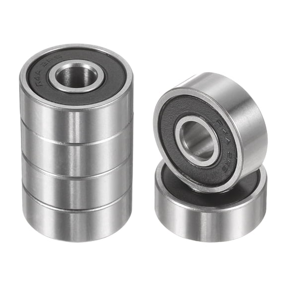 6 Pack R4A-2RS Deep Groove Ball Bearings 1/4" ID x 3/4" OD x 9/32" Height  ABEC3