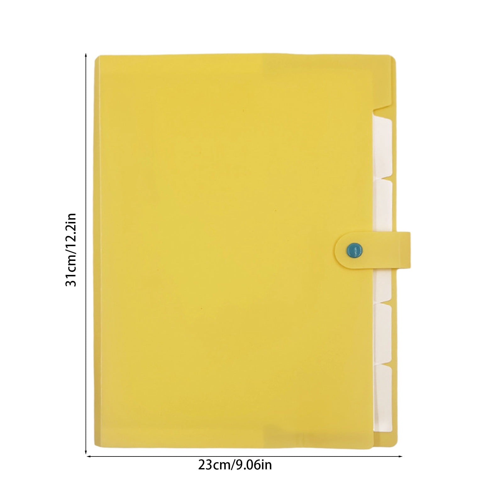 Button Closure A4 Document Storage Bag, Office File Organizer Folder for Papers, Reports and Campus Supplies, Sleek and Compact Pouch for Neat Organization