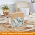 thumbnail image 4 of Ryvnso Acrylic Napkin Holder Table Kitchen Paper Tissue Organization 1 Pack Grey Golden Marble, 4 of 7