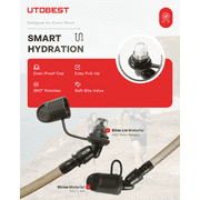 UTOBEST UTR220 Completely 0 Ordorless Hydration Reservoir PE+EVA Dual Material Water Bladdder, 3L