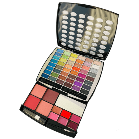 BR Beauty Revolution Glamour Girl Makeup Kit 43 Eyeshadow 9 Blush 6 Lip (Best Makeup For Black Girls)