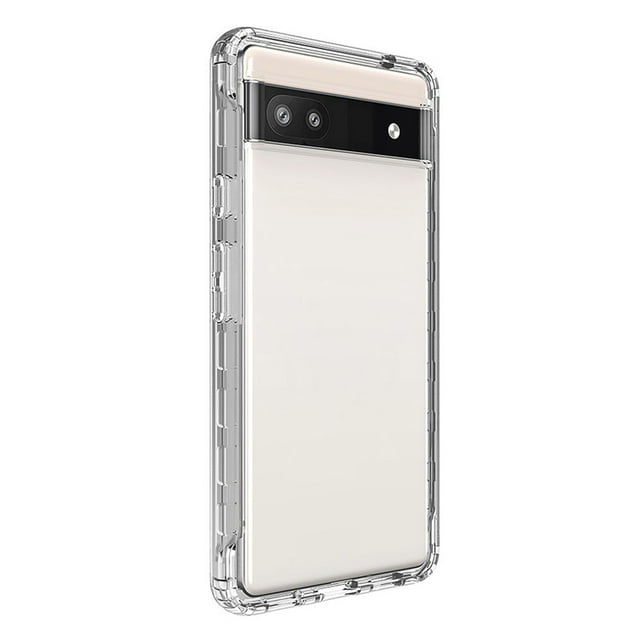 for Google Pixel 6/7 Pro Case Phone Protector Dustproof Anti-drop High Transparency Gradient 2 Layers Structure High Elasticity Phone Back Cover for Google Pixel 6//6A/7 Pro
