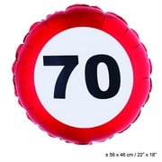 Balloon-Foil-Bullseye 70-21"x18"