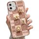 thumbnail image 1 of Compatible con iPhone 12 Pro Funda para mujer Grils Linda funda de teléfono con oso de flores en 3D, con funda protectora de cuerpo completo para iPhone 12 Pro [cámara mejorada], 1 of 1