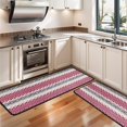 thumbnail image 3 of Kitchen Rugs Sets Of 2,Multicolor Christmas Pattern Anti Fatigue Kitchen Mat Rugs Non Slip Washable,Decorative Kitchen Floor Mats for Kitchen,Sink,Laundry,17"x47"+17"x47", 3 of 5
