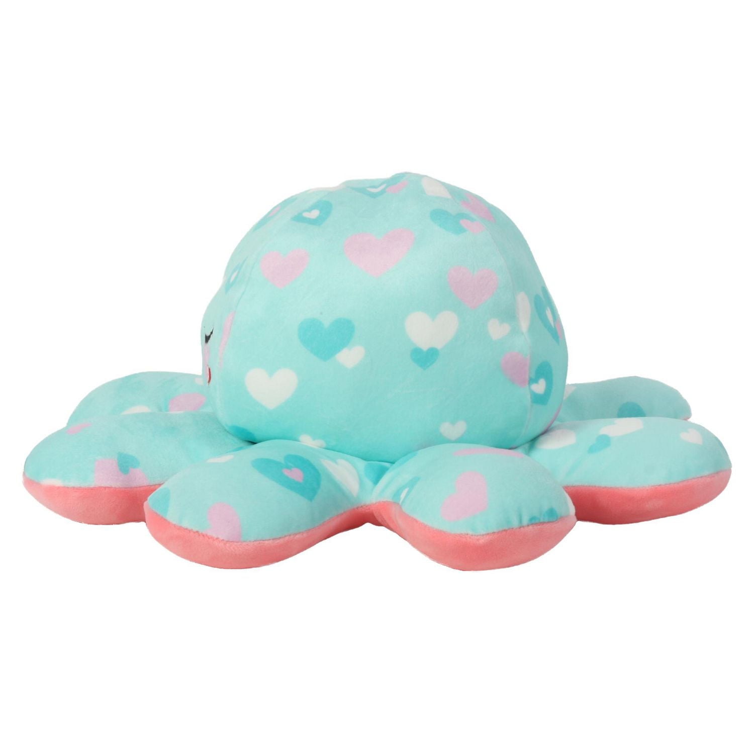 Way To Celebrate Valentine's Day 13.5" OCTOPUS Reversible Plush Animal