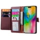 thumbnail image 2 of For iPhone 16 Plus Case RFID Blocking Zipper Pocket Leather Wallet Phone Cover - Green, 2 of 5