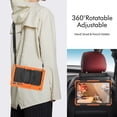 thumbnail image 5 of For Samsung Galaxy Tab S10 Ultra/S9 Ultra/S8 Ultra Case 14.6 inch, 360 Rotating Shockproof Cover with Stand, Screen Protector, Shoulder Strap (SM-X920/X910/X900), Orange, 5 of 7