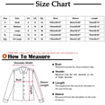 thumbnail image 3 of Uhndy Jackets for Women, Women Autumn And Winter Plaid Lapel Woolen Cloth Coat Trench Jacket Long Overcoat Outwear Winter Coats Christmas Gifts for Women, 3 of 6
