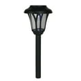 thumbnail image 2 of 12" Black Lantern Solar Light with White LED Light and Lawn Stake, 2 of 3