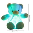 thumbnail image 2 of Juguete de peluche luminoso de 30 cm, oso brillante y delicado para San Valentín, Navidad y cumpleaños, 2 of 7