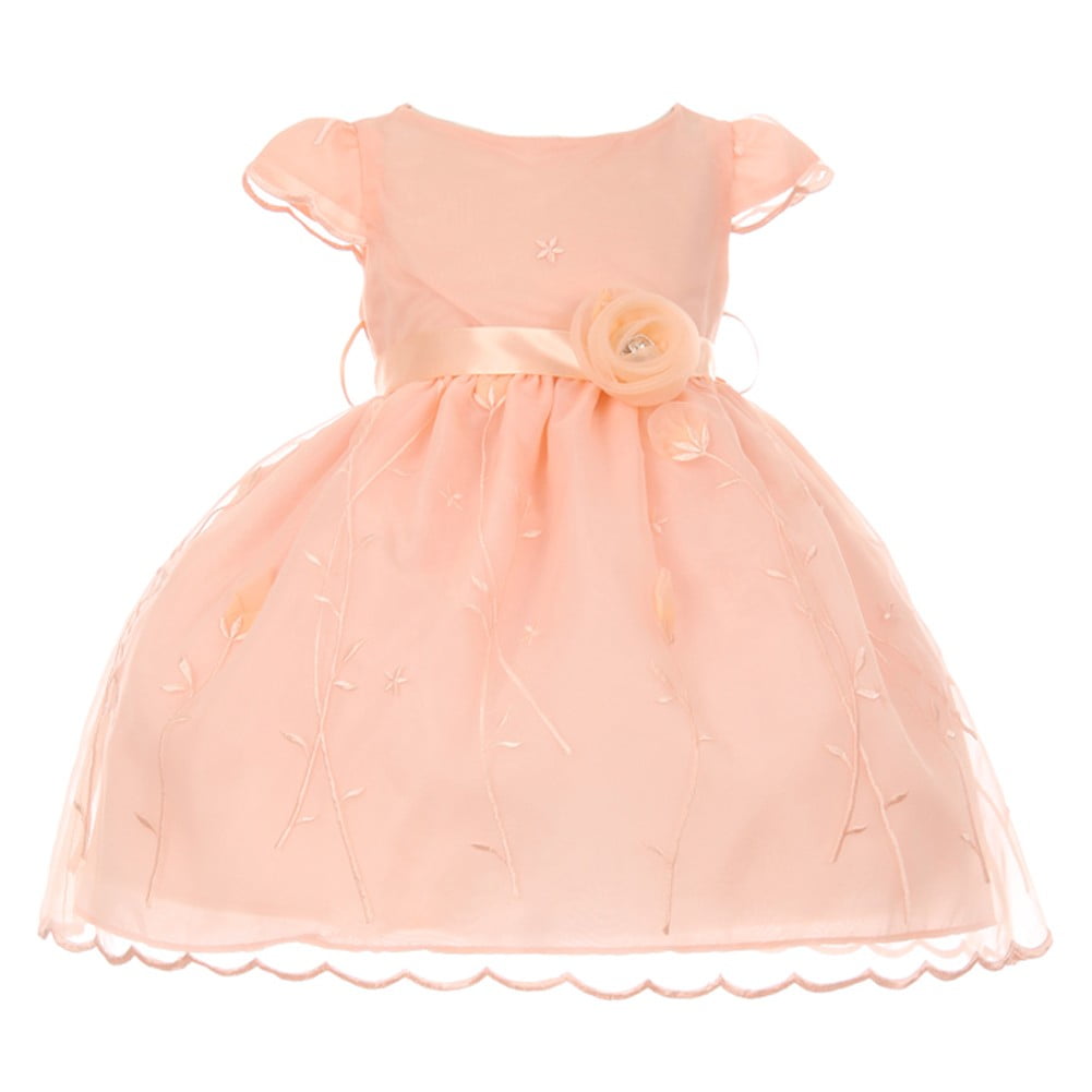 peach easter dress