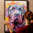 thumbnail image 6 of Neapolitan Mastiff Canvas Wall Art Famous Oil Paintings Monets Watercolor Dog Canvas Funny Dog Canvas Floral Print Abstract Farmhouse Gallery Aesthetic Room Decor for Bedroom Bathroom, 6 of 6