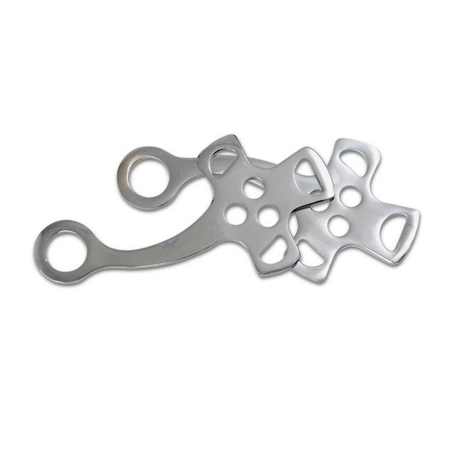 Shires - Bocado Hackamore para Caballos-Pack de 2 (Plateado)