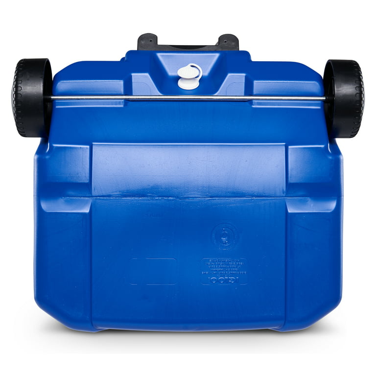 Igloo 60 QT Laguna Ice Chest Cooler with Wheels, Blue 