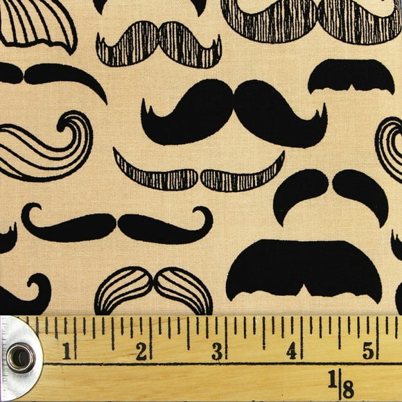 Tissu pré-coupé Fat Quarter de Fabric Creations à motif de patron bronzé - 18" x 21" / 45cm x 53cm