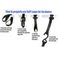 thumbnail image 5 of 1in x 12in Soft Loop Tie-Down Straps (Package of 8), 5 of 5