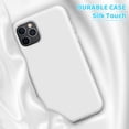 thumbnail image 4 of iPhone 11 Pro Case, Liquid Silicone Phone Case Compatible with iPhone 11 Pro 5.8 inch, Full Body Slim Soft Microfiber Lining Protective Case (Milky White), 4 of 12