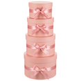 thumbnail image 1 of Set de 4 cajas de regalo GNFlus con tapa para regalos, color rosa, 1 of 6