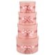 thumbnail image 1 of Set de 4 cajas de regalo GNFlus con tapa para regalos, color rosa, 1 of 6
