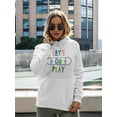thumbnail image 2 of Let's Go Play Hoodie Women -Image by Shutterstock, Female 3X-Large, 2 of 4