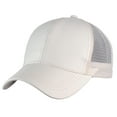 thumbnail image 3 of C.C Ponycap Messy High Bun Ponytail Adjustable Glitter Mesh Trucker Baseball Cap, White, 3 of 4