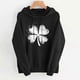 thumbnail image 4 of Uootdi Oversized St Patricks Day Hooded Sweatshirts for Women Irish Saint Pattys Shamrock Crewneck Long Sleeve Shirts Holiday Trendy Pullover Tops Gift, 4 of 6