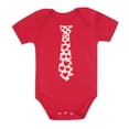 thumbnail image 1 of Tstars Boys Unisex Valentine's Day Love Red Hearts Tie Love Gift for Valentine's Day best and Cute Gift Idea for Boy Infant Baby Bodysuit, 1 of 7