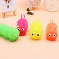 thumbnail image 2 of Flmtop Cartoon Caterpillar LED Flashing Puffer Ball Squeeze Decompression Kids Toy, 2 of 10